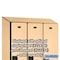 Salsbury Industries 1 Tier Designer Locker, 54"Wx76"Hx18"D, 3 Door, Maple 18-21368MAP - alternate 3